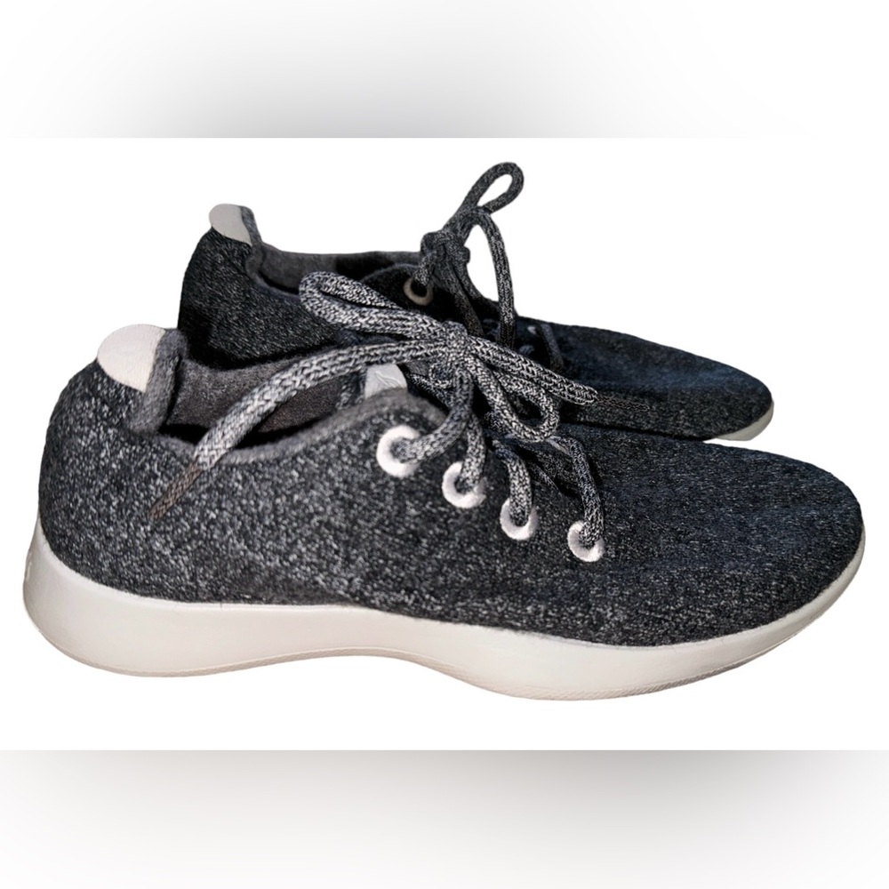 Allbirds WR Wool Runner 0419 Lace Charcoal Blue Grey US Size W9